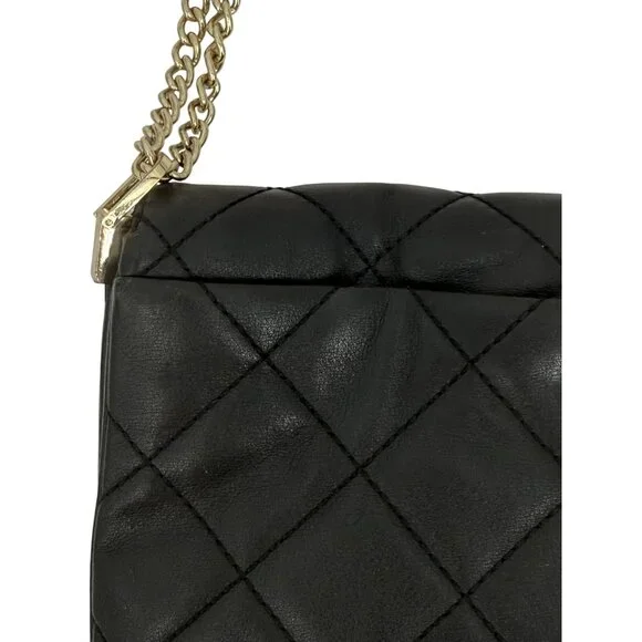 Kate Spade New York Emerson Place Lenia Black Quilted Leather Shoulder Bag - Picture 11 of 16